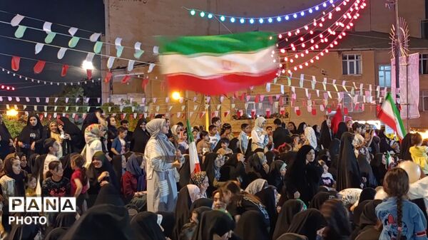 مهمانی بزرگ خیابانی عید سعید غدیر خم در فارسانِ 