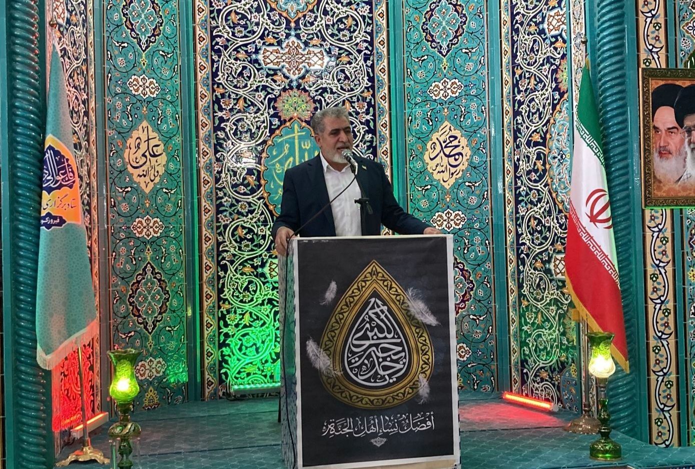 نماز جمعه‌ای با عطر ماه رمضان در شهرستان فیروزکوه