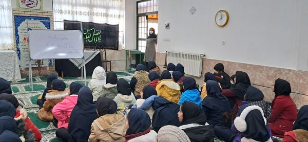 مانور زلزله در مدرسه شهید رزمی خلیل آباد