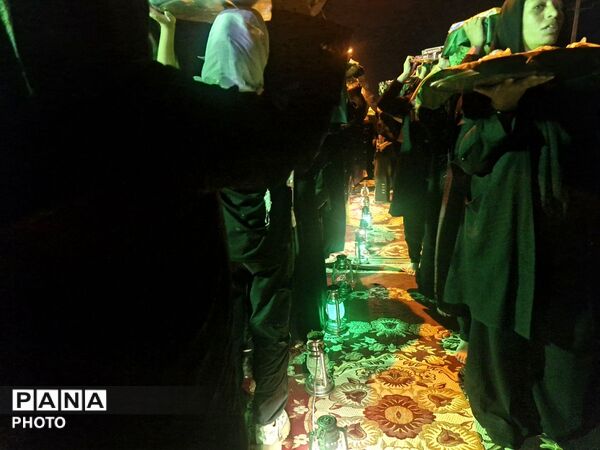 مراسم سینی‌گردانی حضرت قاسم (ع) در شب شام غریبان