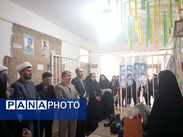 افتتاح مدرسه انقلاب در دبیرستان فضیلت فاروج