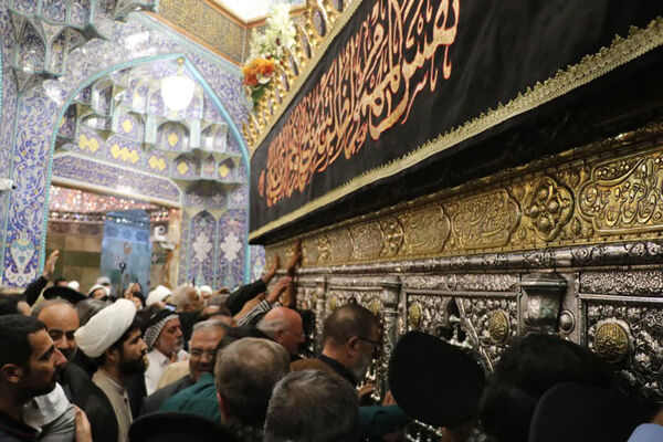 آیین سیاهپوشان حرم مطهر حضرت فاطمه معصومه(س)