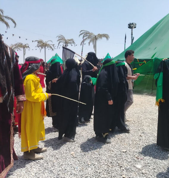 مراسم تعزیه‌خوانی در شهر طاقانک