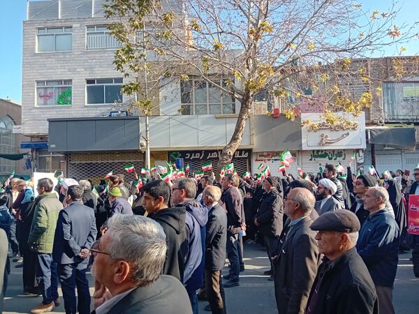 راهپیمایی میثاق با ولایت و محکوم نمودن اغتشاشات گروه های تروریستی در کاشمر