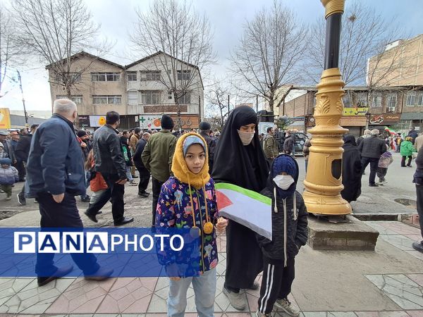 حماسه دهه نودی‌ها در راهپیمایی ۲۲ بهمن قائمشهر