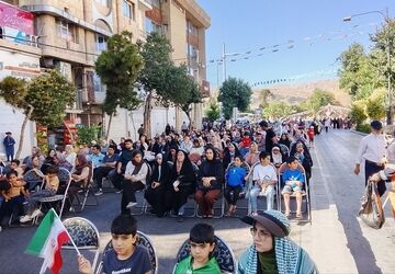 شادپیمایی عید غدیر در شیراز