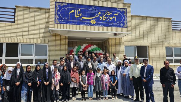  آیین افتتاح مدرسه 6 کلاسه مهر عظام روستای گنجه