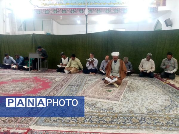 جلسه جهاد تبیین وحماسه های دوران دفاع مقدس در مساجد روستاها و شهرستان خلیل آباد 