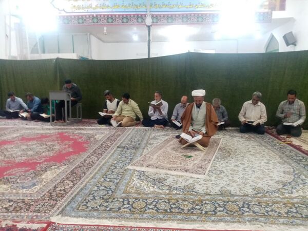 جلسه جهاد تبیین وحماسه های دوران دفاع مقدس در مساجد روستاها و شهرستان خلیل آباد 