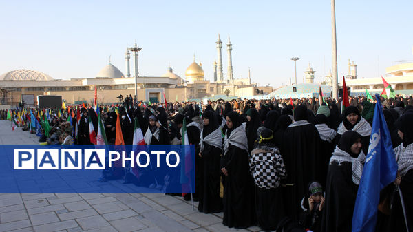 جلوه‌هایی از حضور نوجوانان قمی در رزمایش شکوه اقتدار 