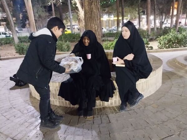 برپایی شانزدهمین موکب شهدایی گروه جهادی قاصد شهدا