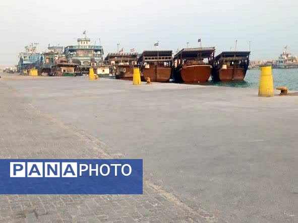 جلوه‌ای از زیبایی اسکله بندر چارک