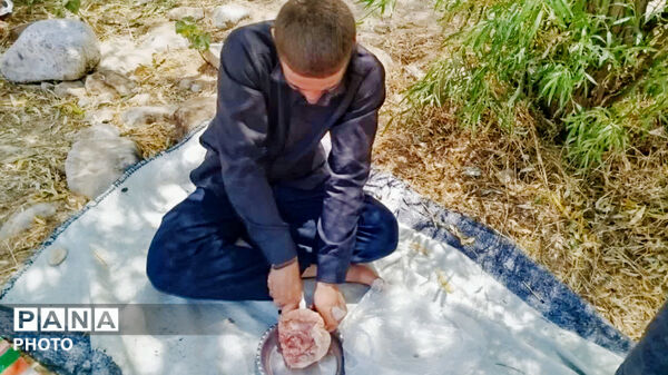 اردوی یک‌روزه طرح اوقات فراغت تابستانه دانش‌آموزان روستای تمنک به همت بسیج دانش‌آموزی