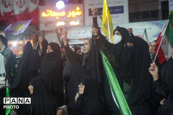 نود و پنجمین شب اجتماع مردمی در آستانه عید غدیر با شور ولایت