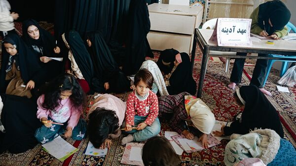 برپایی غرفه کودک در نمازجمعه شهرستان کاشمر 
