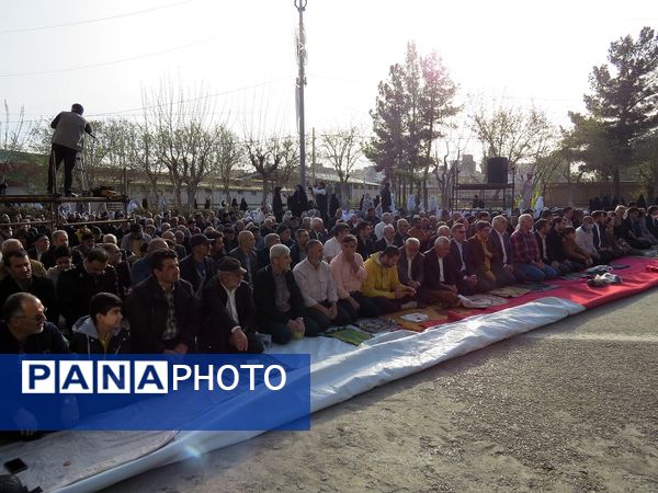 اقامه نماز عید فطر در شهرستان بجنورد 
