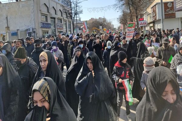 حماسه باشکوه راهپیمایی22 بهمن دراستان اردبیل 