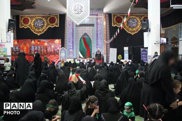 مراسم شیرخوارگان حسینی در منطقه پردیس