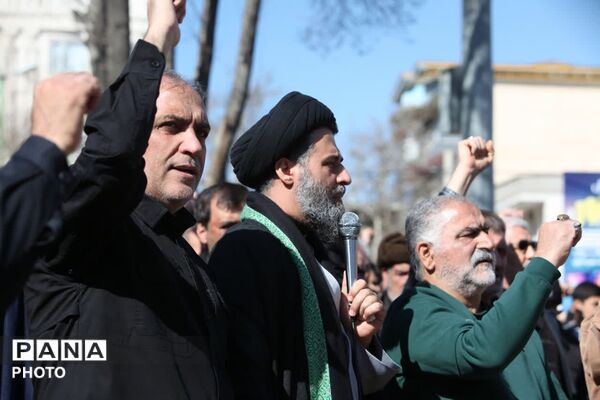 سوگواری مردم نظرآباد در غم فقدان رهبر فرزانه انقلاب 