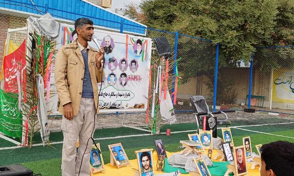 پنجمین سالگرد شهادت حاج قاسم سلیمانی و شهدای فرهنگی و دانش‌آموز  قلعه گنج 