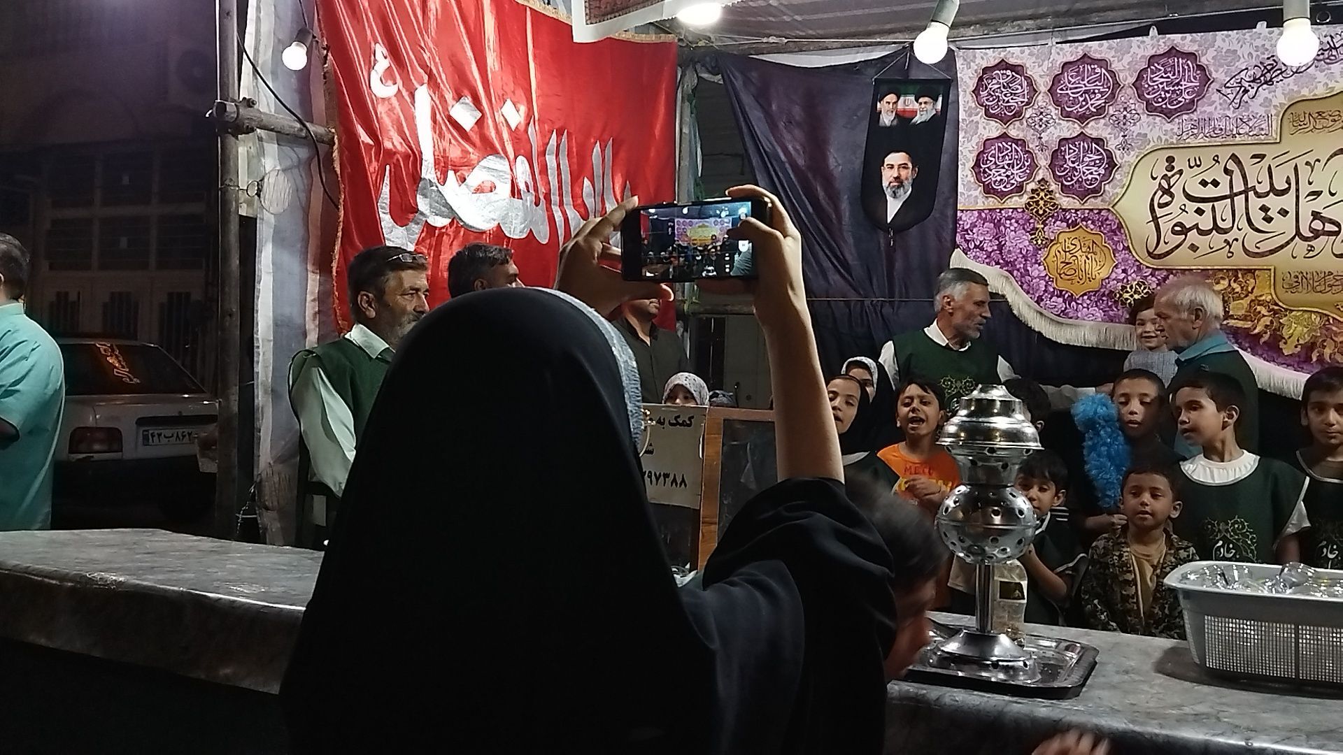 موکب خیمه العباس در شب صد و هشتادم 