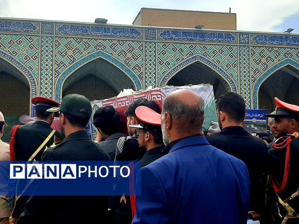 تشییع پیکر شهدای نیروی انتظامی مشهد مقدس