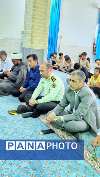 حضور پرشور دانش‌آموزان پیشتاز سیریکی در صف اول نماز جمعه