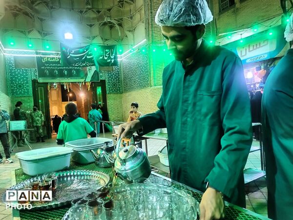 فعالیت چایخانه حضرت زهرا مسجد جامع شهرستان نیشابور در قاب پانا 