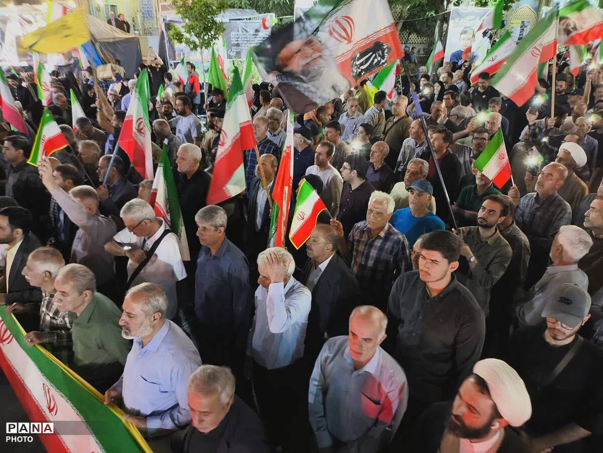 هفتاد و پنجمین اجتماع مردمی دفاع از وطن رجایی شهر کرج