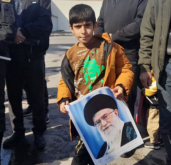 راهپیمایی 22 بهمن در شهر جعفریه قم
