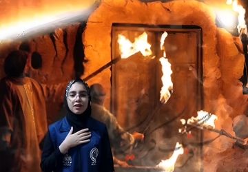 دکلمه‌خوانی دانش‌آموز خبرنگار پانا در رثای حضرت زهرا(س)