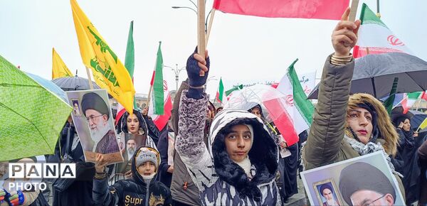 حضور نوجوانان همدان  در روز جهانی قدس