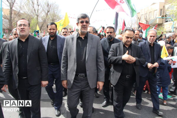 قاب هایی از حماسه آفرینی یزدی ها در روز قدس
