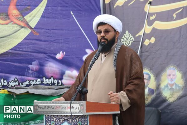 برگزاری نماز عید فطر در شهرستان ریگان
