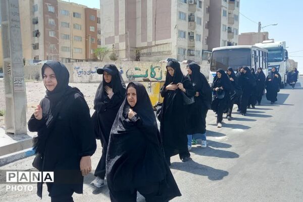 برگزاری دسته عزاداری شهادت امام حسن عسکری(ع) در شهرک آبشناسان