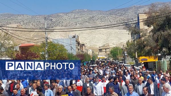 راهپیمایی روزجهانی قدس در شهرستان آبدانان 