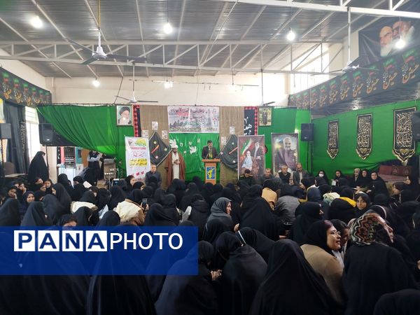 اعزام دانش‌آموزان دختر آشخانه به اردوی راهیان نور