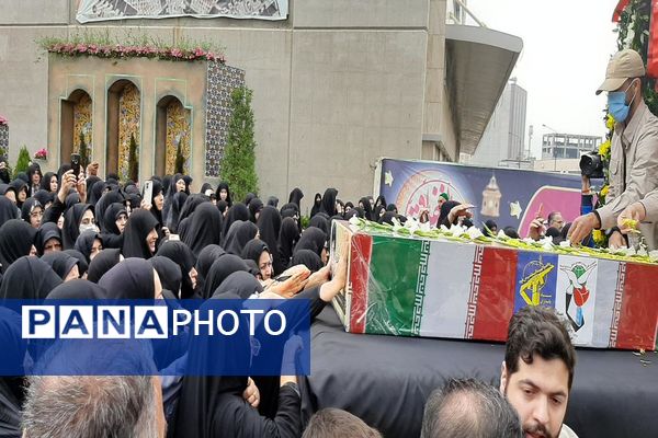 تشیع پیکر شهید مجید شخصی در مشهد