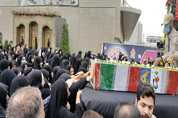 تشیع پیکر شهید مجید شخصی در مشهد
