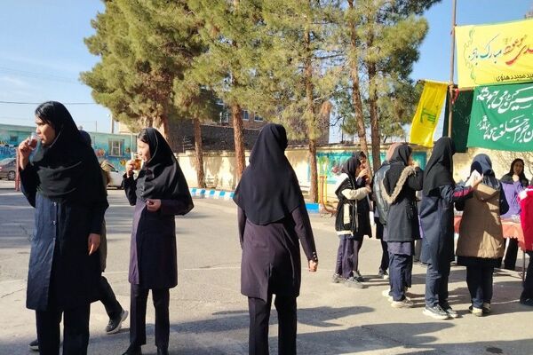  جشن نیمه شعبان در آموزشگاه شهید مجید دهنوی نیشابور 