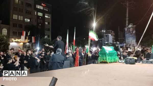 هفتمین شب از مراسم عزاداری امام حسین در حسینیه امام خامنه ای در قاب پانا