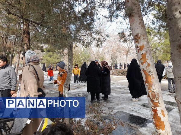 مراسم چراغ برات در بهشت رضا مشهد مقدس 