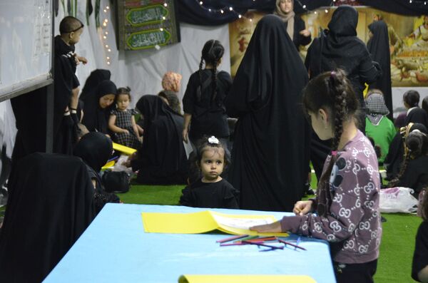 مراسم عزاداری هیئت فرهنگیان در نیشابور 