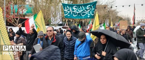 حضور حماسی مردم تهران در راهپیمایی روز قدس