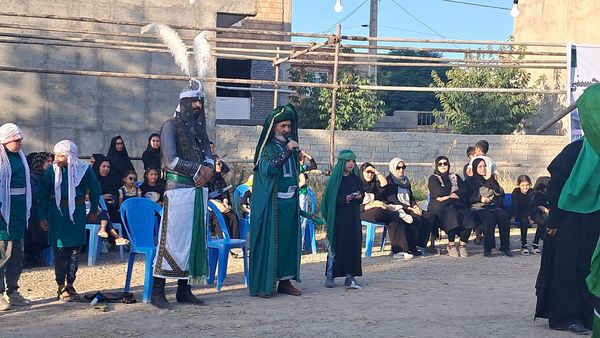 عاشورای حسینی در آشخانه و ۷۲ دیگ غذای نذری