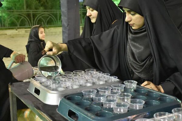 عزاداری ماه صفر در حسینیه محله قاضی شهرستان‌دماوند 