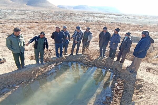 بازدید از قنات روستای پیشی دره جهت لایروبی