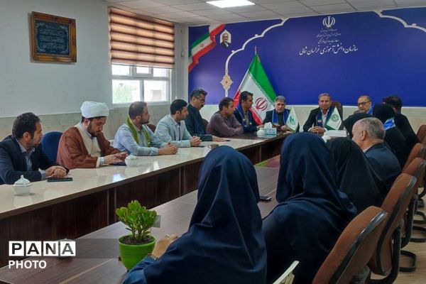 مراسم سالروز تاسیس سازمان دانش آموزی در خراسان شمالی