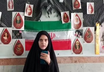 زنگ انقلاب در مدرسه ی شاهد مطهره مهریز طنین انداز شد 