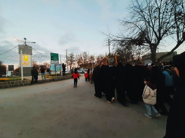 مراسم استقبال از شهید گمنام در غلامان